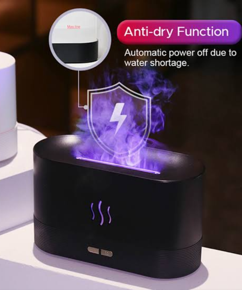 Jellyfish flame humidifier